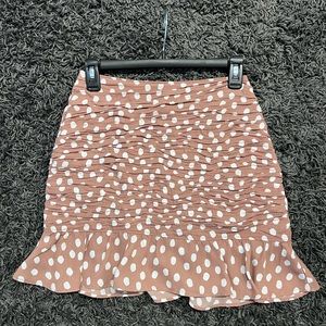 Abercrombie & Fitch ruffle mini skirt